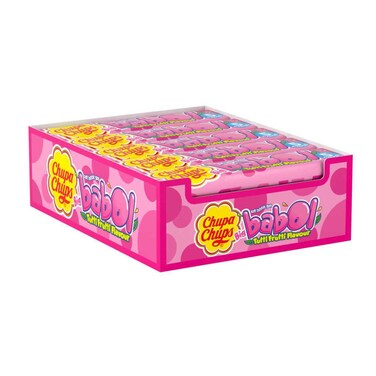 Chupa Chups Big Babol Bubble Gum Tutti Frutti Flavour 27g Pack of 20