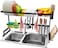 Kaifulu Over The Sink Dish Drying Rack 304 Stainless Steel Tableware Organizer Utensils Holder Sink Size &le;81 CM