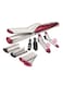 BaByliss - Multi Styler Curling Iron Hair Curler Red/Silver 8.6 x 34.8 x 20.2centimeter