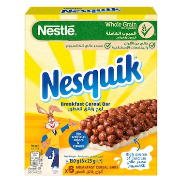 Nestle Nesquik Breakfast Cereal Bar 150GR