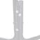 Egardenkart&reg; Bird Cage Stand Hanging Bird Cage Stand (White)