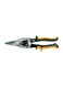 Straight Cut Figure Tin Snip Silver/Black/Yellow 250millimeter