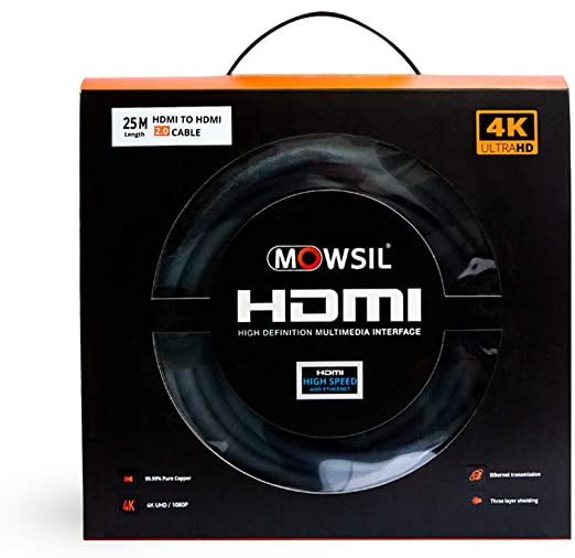 Mowsil HDMI 4K Cable 25 Meter