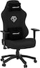 Anda Seat Phantom 3 Series Premium Gaming Chair With Neck Pillow And Lumbar Back Suppor Fabric, Black, Large