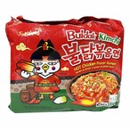 Buy Samyang Buldak Kimchi Hot Chicken Flavour Ramen 135g Pack of 5 in UAE