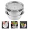Fableart Stainless Steel Mirror Finish 3-in-1 Multipurpose Drain Basket- Grater- Basin Bowl; Vegetable Slicer for Kitchen Cutting   Nesting Strainer for Fruits and Other Items   Outer Diameter- 26cm