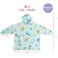 Milk&amp;Moo Little Mermaid Wearable Blanket Hoodie Kid Boys Girls , Soft Blanket with Sleeves , Hooded Blanket with Pouch , Fleece Blankets for birthday gifts , One Size , Green