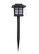 Generic 2-Piece Waterproof Solar Led Light Set Black/Clear