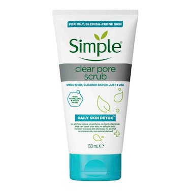 Simple Detox Face Scrub 150Ml