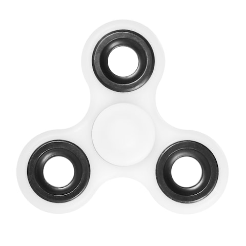 Buy Decdeal, Tri Triangle Fidget Hand Finger Spin Spinner Widget Focus Toy Edc Pocket Desktoy Plastic Gift For ADHD Add Children Adults Relieve Stress Anxiety Boredom Killing Time in UAE