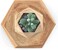 Nicetow Small Levitating Air Bonsai Pot, Decorative Resin Flower Pot, Magnetic Levitation Suspension Floating Pot, Office Planter Plant Pots For Home Desk Decor-Wood 19X3Cm(7X1Inch)