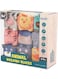 Moon Animal Building Blocks Set Of 9 Squeeze And Stack Learning Toy, 4.5 X 4.5 X 4.5cm