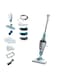Black+Decker 2-In-1 Steam Mop Delta Head And Steamitt With 15 Accessories 0.5 L 1600 W Bhsm1610Dsm-Gb White/Aqua