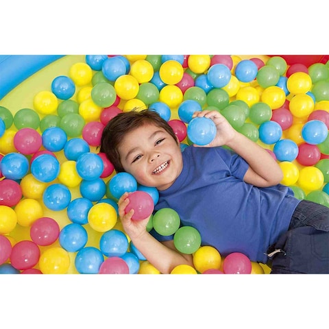 Bestway Splash and Play Bouncing Balls Multicolour 6.5cm 100 PCS