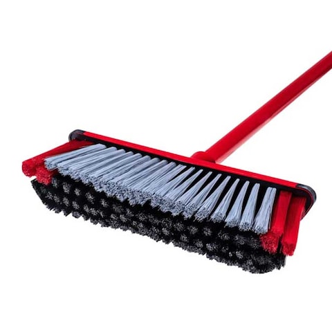 Vileda 3 Action Broom Red