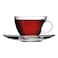 Pasabahce Penguen Tea Cup With Saucer Set 230ml 12 PCS