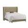 In House Roma Velvet Bed Frame - Queen - 200x140 cm - Ivory