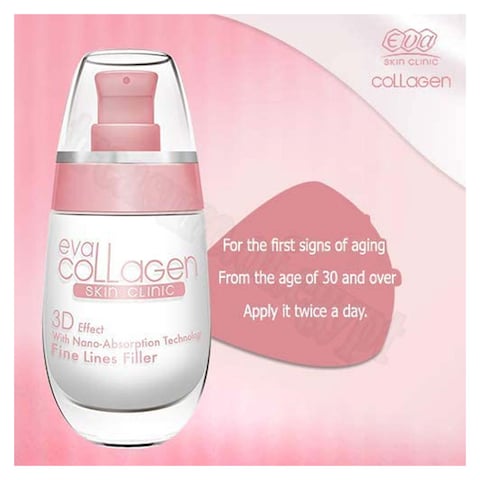 Eva Anti Ageing Collagen Fine Lines Filler 3D Effect Cream - 50 Ml