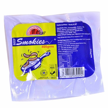 Farmer&#39;s Choice Long Beef Smokie 400g