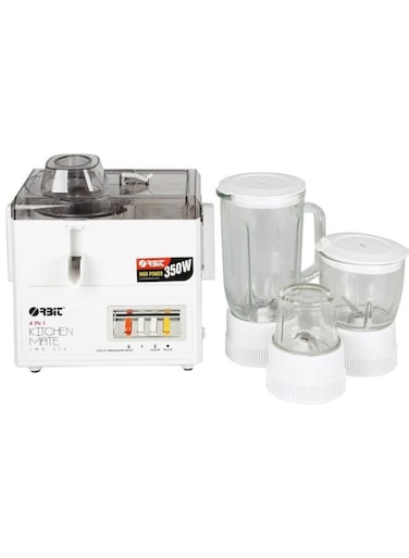 Orbit 4-In-1 Countertop Juicer Blender 350W 1.5L 350W Jmg-01A -White