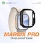 Amazing Thing Marsix Pro designed for Apple Watch Ultra 49mm case cover with built in Tempered Glass Screen Protector - Black