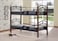 Karnak Wooden Steel Bunk Bed Double Decker Bunker Bed, Made Metal Steel &amp; Solid Wood Heavy Duty Guard Rails Sturdy For Home, Baby Home, Apartment Studio Room, Kb11