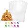 Generic 100Pcs Clear Cellophane Treat Bags With Twist Ties Self Adhesive Cookie Bags Packing Supplies For Party Favor, Candy, Cookie, Popcorn, Dessert, Bakery