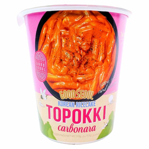 Good Seoul Topokki Carbonara Korean Rice Cake 113g