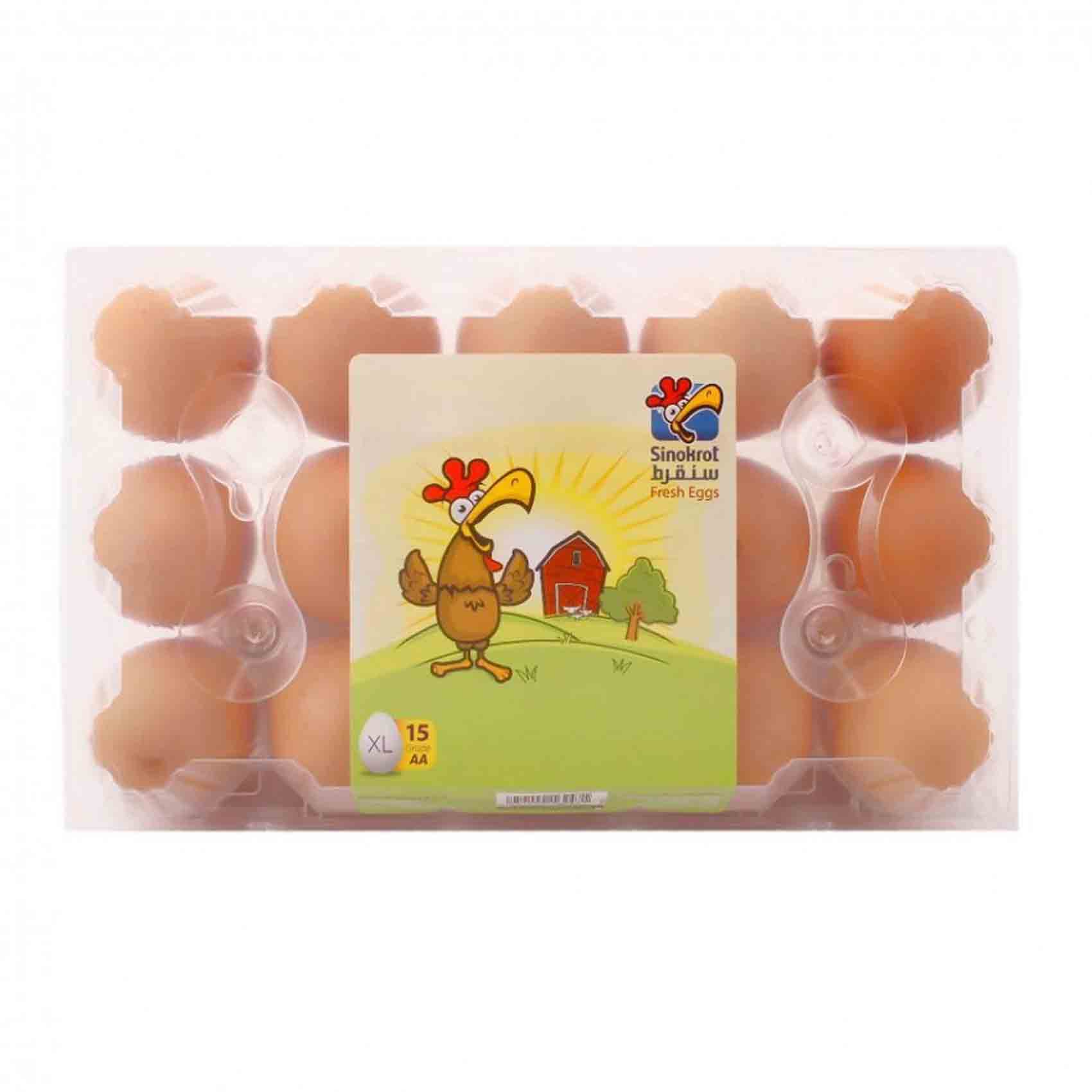 Sinokrot Brown Eggs X Large 15 Pieces