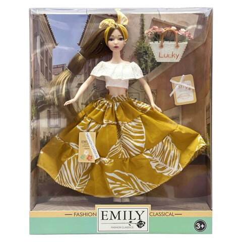 Hk Emily Bendable Fashion Doll Rolisha Multicolour 11.5inch