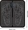 Generic Electric Foot Massager Mat - Folding Portable Foot Mat - Portable Electric Massage Pad Relax Feet And Legs With 6 Modes 9 Intensity For Home Use