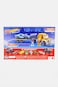 Hot Wheels Race Car Twinduction Hauler Pack Construction Building Set, Blue Combo