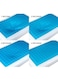 Cool Gel Memory Foam Pillow Memory Foam White/Blue 70x40cm
