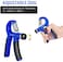 ULTIMAX Hand Grip Strengthener Set 6 PCS Strengthener Kit with Storage Pouch Hand Finger Exerciser Adjustable Hand Gripper 5 Finger Stretcher Hand Therapy Ball Grip Exercise Ring-Blue