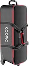COOPIC TB-100 Durable Photo Studio Equipment Carry Bag, 103cmx34cmx31cm Carrying Trolley Case, Padded Compartment Wheel Handle Trolly for Light Stand Tripod Strobe Light Umbrella Photo Studio