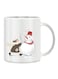 Giftex Snowman Design Ceramic Coffe Mug Multicolour 11Ounce