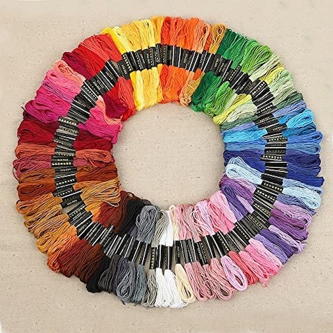 Generic - Premium Rainbow Color Embroidery Floss Cross Stitch Threads