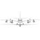 Wltoys XK A120 Airbus A380 Model Plane 3CH EPP 2.4G Airplane with LED Light-RTF