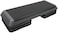 ULTIMAX Professional Aerobic Stepper Height Adjustable Aerobic Stepper with 3-steps fitness stepper for home fitness studio and office-110 cm Black