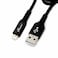 mpBLBERRI BLB-U325 Lightning USB Metal Cable 1 Meter, Black