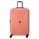 Delsey Ophelie 4 Double Wheel Hardcase Cabin Luggage Trolley Glossy Pink 82cm