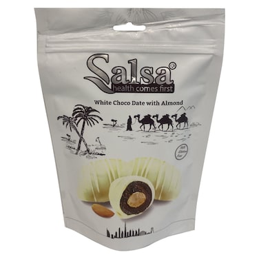 Salsa White Choco Date With Almond 250g