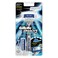 Gillette mach3 turbo men's razor handle and 2 mach 3 turbo blade refills 2 pieces