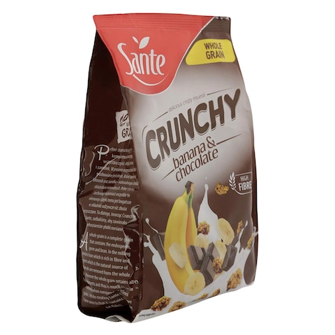 Sante Crunchy Banana And Chocolate Oat Flake 350g
