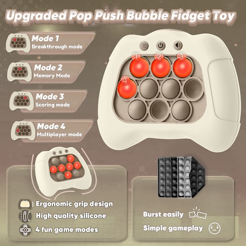 ESSEN Light Push Pop It Bubble Sensory Fidget Game Toy