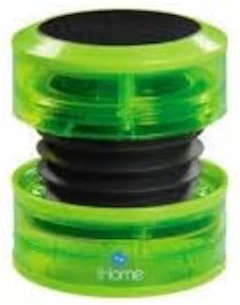 iHome IM60QNE  Portable Rechargeable  Mini Speaker ( Neon Green).