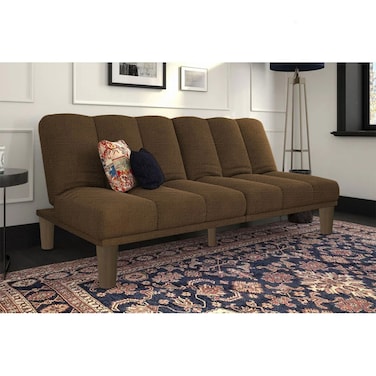 In House Sana 2 In 1 Sofabed Linen Upholstered - Brown