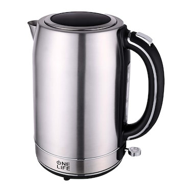 غلاية مياه وان لايف 1.7 لتر 1850 واط - ستانلس ستيل - EKC6601SI