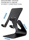 Adjustable Aluminum Tablet and Phone Holder Stand - Hands-Free Viewing, Heavy Case Compatible, Anti-Slip Design