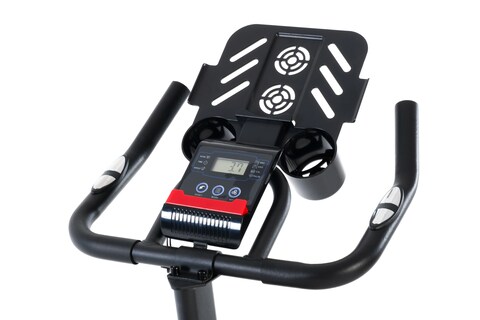 H PRO Magnetic Resistance Indoor Cycling Bike, Belt Drive Stationary Bike, With LCD Monitor &amp; Comfortable Seat Cushion, Exercise Bike For Home Cardio Workout, 6 Kg Flywheel